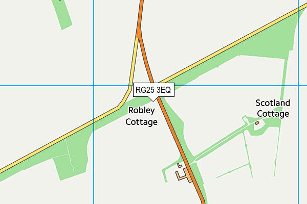 RG25 3EQ map - OS VectorMap District (Ordnance Survey) RG25 3EQ map - OS VectorMap District (Ordnance Survey)