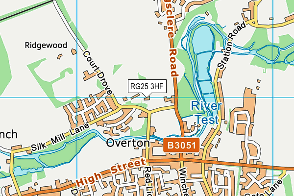 RG25 3HF map - OS VectorMap District (Ordnance Survey) RG25 3HF map - OS VectorMap District (Ordnance Survey)