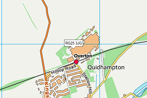 RG25 3JG map - OS VectorMap District (Ordnance Survey) RG25 3JG map - OS VectorMap District (Ordnance Survey)