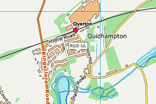 RG25 3JL map - OS VectorMap District (Ordnance Survey) RG25 3JL map - OS VectorMap District (Ordnance Survey)