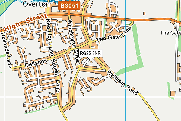 RG25 3NR map - OS VectorMap District (Ordnance Survey) RG25 3NR map - OS VectorMap District (Ordnance Survey)