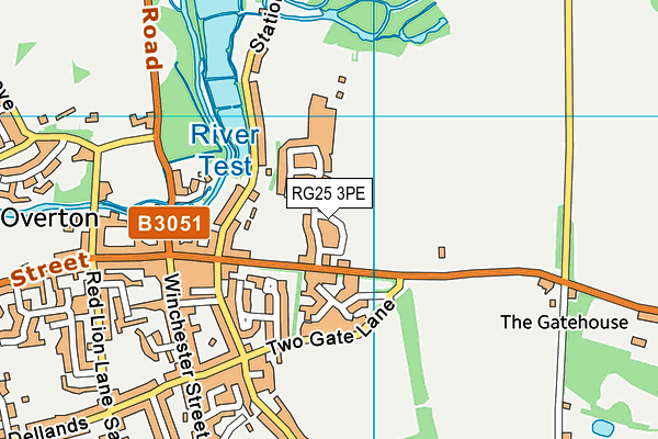 RG25 3PE map - OS VectorMap District (Ordnance Survey) RG25 3PE map - OS VectorMap District (Ordnance Survey)