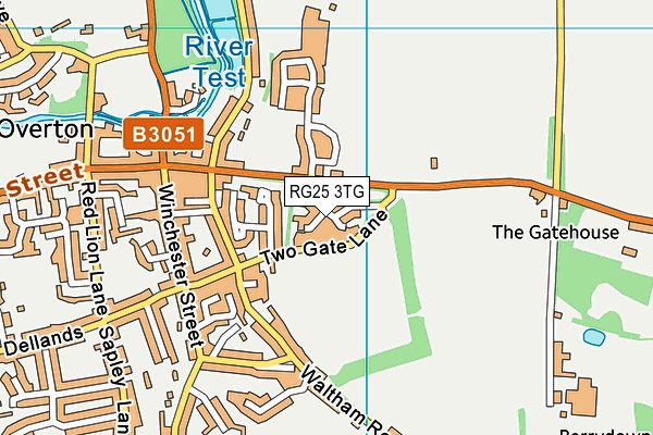 RG25 3TG map - OS VectorMap District (Ordnance Survey) RG25 3TG map - OS VectorMap District (Ordnance Survey)