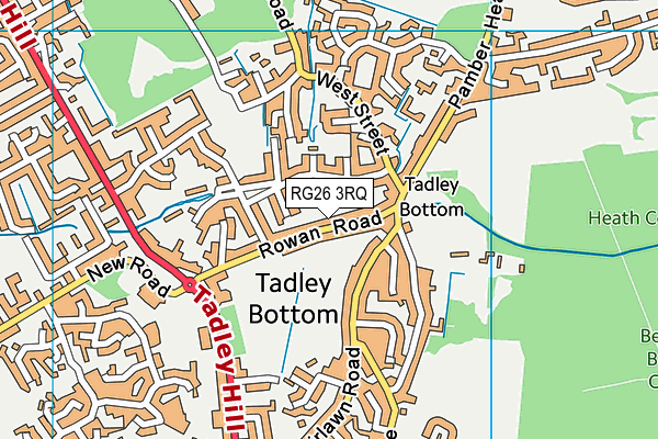 RG26 3RQ map - OS VectorMap District (Ordnance Survey)