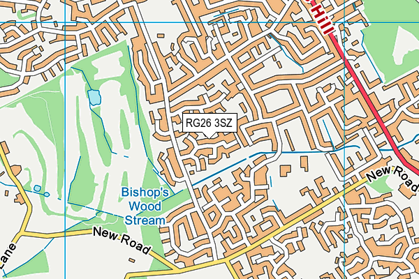 RG26 3SZ map - OS VectorMap District (Ordnance Survey) RG26 3SZ map - OS VectorMap District (Ordnance Survey)