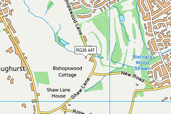 RG26 4AT map - OS VectorMap District (Ordnance Survey) RG26 4AT map - OS VectorMap District (Ordnance Survey)