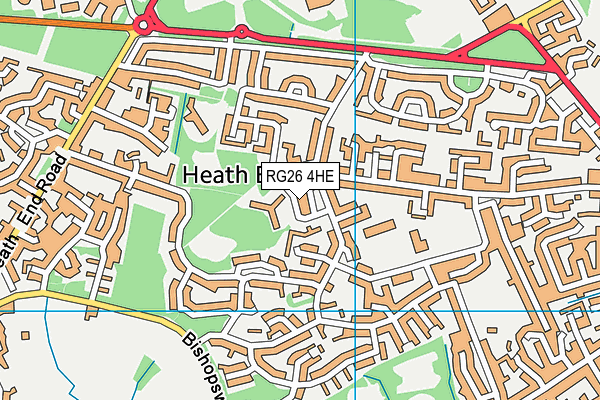 RG26 4HE map - OS VectorMap District (Ordnance Survey) RG26 4HE map - OS VectorMap District (Ordnance Survey)