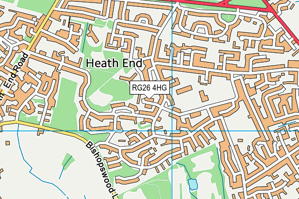RG26 4HG map - OS VectorMap District (Ordnance Survey) RG26 4HG map - OS VectorMap District (Ordnance Survey)