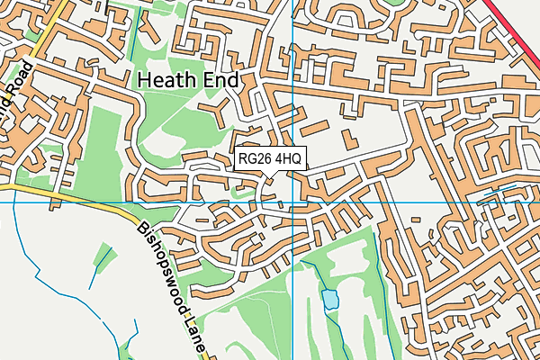 RG26 4HQ map - OS VectorMap District (Ordnance Survey) RG26 4HQ map - OS VectorMap District (Ordnance Survey)