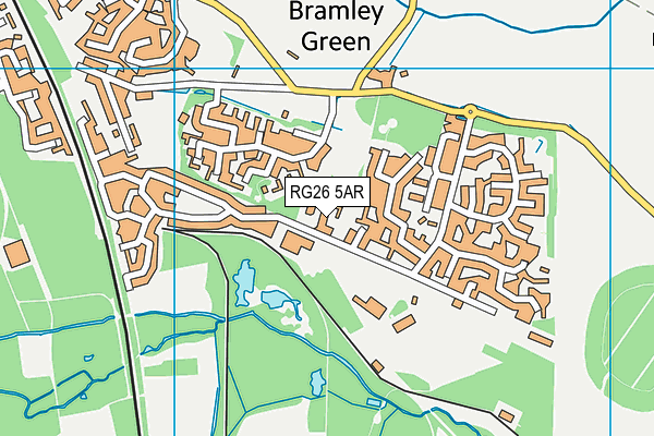 RG26 5AR map - OS VectorMap District (Ordnance Survey) RG26 5AR map - OS VectorMap District (Ordnance Survey)
