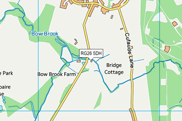 RG26 5DH map - OS VectorMap District (Ordnance Survey) RG26 5DH map - OS VectorMap District (Ordnance Survey)