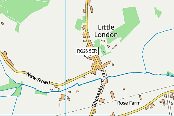 RG26 5ER map - OS VectorMap District (Ordnance Survey) RG26 5ER map - OS VectorMap District (Ordnance Survey)