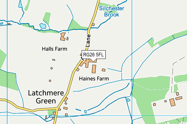 RG26 5FL map - OS VectorMap District (Ordnance Survey) RG26 5FL map - OS VectorMap District (Ordnance Survey)
