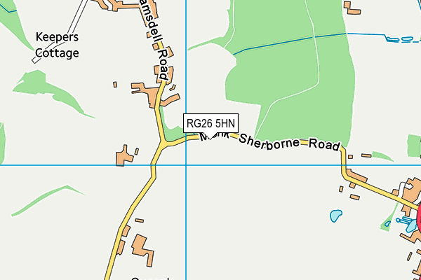 RG26 5HN map - OS VectorMap District (Ordnance Survey) RG26 5HN map - OS VectorMap District (Ordnance Survey)