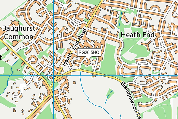RG26 5HQ map - OS VectorMap District (Ordnance Survey)