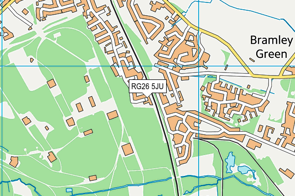 RG26 5JU map - OS VectorMap District (Ordnance Survey)