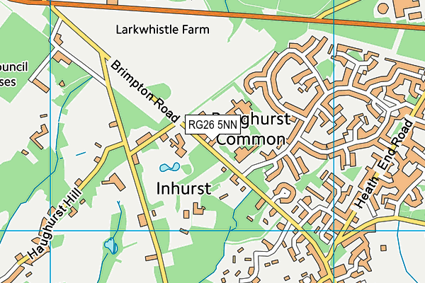 RG26 5NN map - OS VectorMap District (Ordnance Survey) RG26 5NN map - OS VectorMap District (Ordnance Survey)