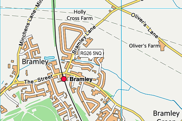 RG26 5NQ map - OS VectorMap District (Ordnance Survey) RG26 5NQ map - OS VectorMap District (Ordnance Survey)