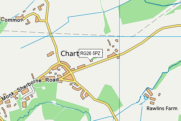 RG26 5PZ map - OS VectorMap District (Ordnance Survey)