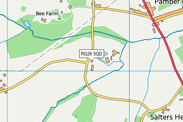 RG26 5QD map - OS VectorMap District (Ordnance Survey) RG26 5QD map - OS VectorMap District (Ordnance Survey)