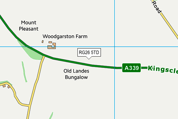 RG26 5TD map - OS VectorMap District (Ordnance Survey) RG26 5TD map - OS VectorMap District (Ordnance Survey)