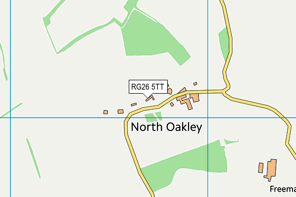 RG26 5TT map - OS VectorMap District (Ordnance Survey) RG26 5TT map - OS VectorMap District (Ordnance Survey)
