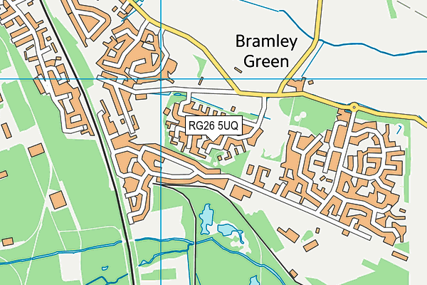 RG26 5UQ map - OS VectorMap District (Ordnance Survey)