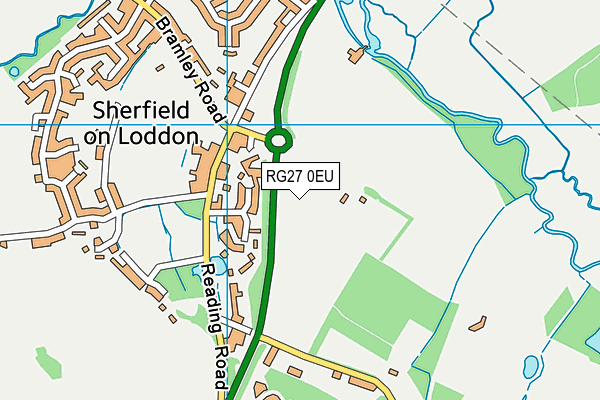 RG27 0EU map - OS VectorMap District (Ordnance Survey) RG27 0EU map - OS VectorMap District (Ordnance Survey)
