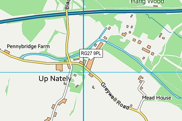 RG27 9PL map - OS VectorMap District (Ordnance Survey) RG27 9PL map - OS VectorMap District (Ordnance Survey)