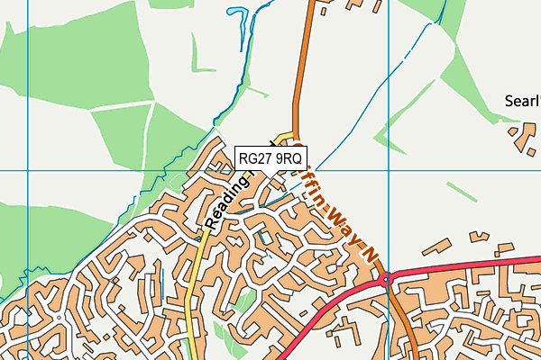 RG27 9RQ map - OS VectorMap District (Ordnance Survey) RG27 9RQ map - OS VectorMap District (Ordnance Survey)