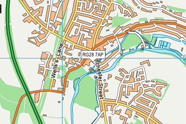 RG28 7AP map - OS VectorMap District (Ordnance Survey) RG28 7AP map - OS VectorMap District (Ordnance Survey)