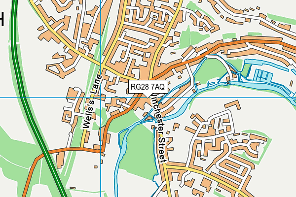 RG28 7AQ map - OS VectorMap District (Ordnance Survey) RG28 7AQ map - OS VectorMap District (Ordnance Survey)
