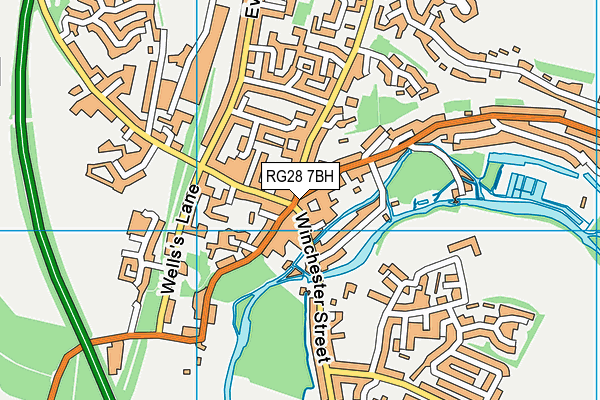 RG28 7BH map - OS VectorMap District (Ordnance Survey) RG28 7BH map - OS VectorMap District (Ordnance Survey)