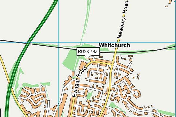 RG28 7BZ map - OS VectorMap District (Ordnance Survey) RG28 7BZ map - OS VectorMap District (Ordnance Survey)