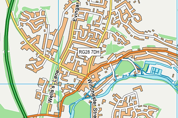 RG28 7DH map - OS VectorMap District (Ordnance Survey) RG28 7DH map - OS VectorMap District (Ordnance Survey)