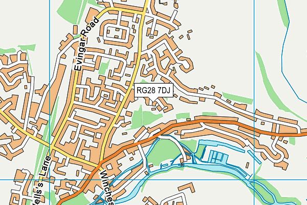RG28 7DJ map - OS VectorMap District (Ordnance Survey) RG28 7DJ map - OS VectorMap District (Ordnance Survey)