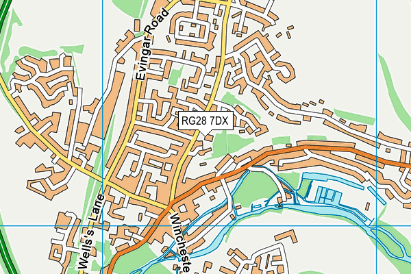 RG28 7DX map - OS VectorMap District (Ordnance Survey) RG28 7DX map - OS VectorMap District (Ordnance Survey)