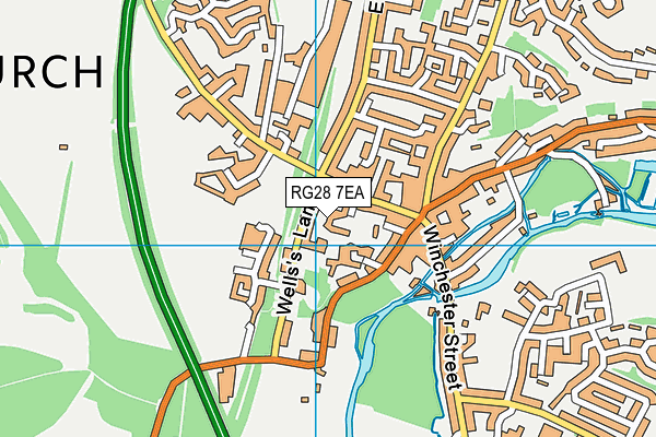 RG28 7EA map - OS VectorMap District (Ordnance Survey) RG28 7EA map - OS VectorMap District (Ordnance Survey)