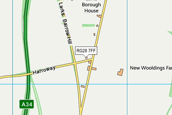RG28 7FF map - OS VectorMap District (Ordnance Survey) RG28 7FF map - OS VectorMap District (Ordnance Survey)