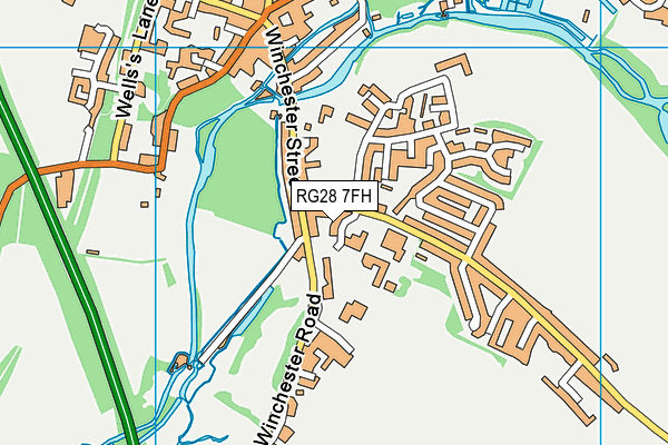 RG28 7FH map - OS VectorMap District (Ordnance Survey) RG28 7FH map - OS VectorMap District (Ordnance Survey)