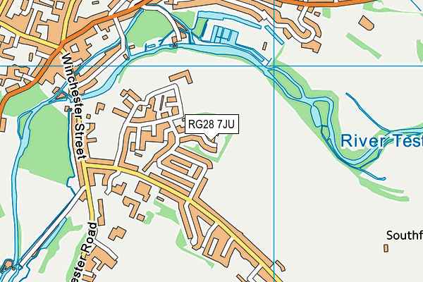 RG28 7JU map - OS VectorMap District (Ordnance Survey) RG28 7JU map - OS VectorMap District (Ordnance Survey)