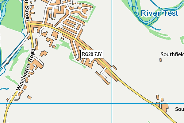 RG28 7JY map - OS VectorMap District (Ordnance Survey) RG28 7JY map - OS VectorMap District (Ordnance Survey)