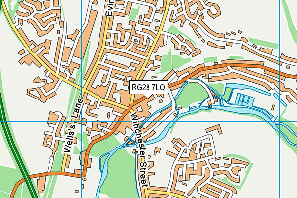RG28 7LQ map - OS VectorMap District (Ordnance Survey) RG28 7LQ map - OS VectorMap District (Ordnance Survey)
