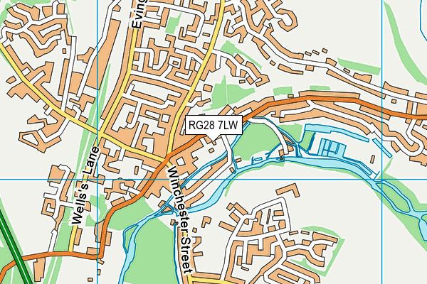 RG28 7LW map - OS VectorMap District (Ordnance Survey) RG28 7LW map - OS VectorMap District (Ordnance Survey)