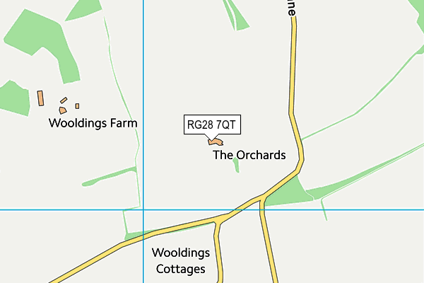 RG28 7QT map - OS VectorMap District (Ordnance Survey) RG28 7QT map - OS VectorMap District (Ordnance Survey)