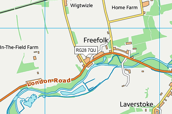 RG28 7QU map - OS VectorMap District (Ordnance Survey) RG28 7QU map - OS VectorMap District (Ordnance Survey)