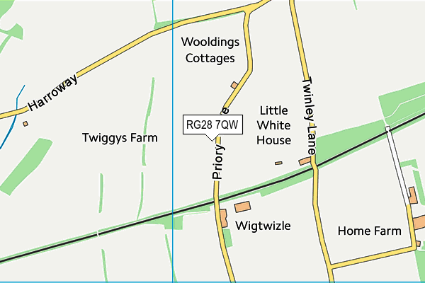 RG28 7QW map - OS VectorMap District (Ordnance Survey) RG28 7QW map - OS VectorMap District (Ordnance Survey)