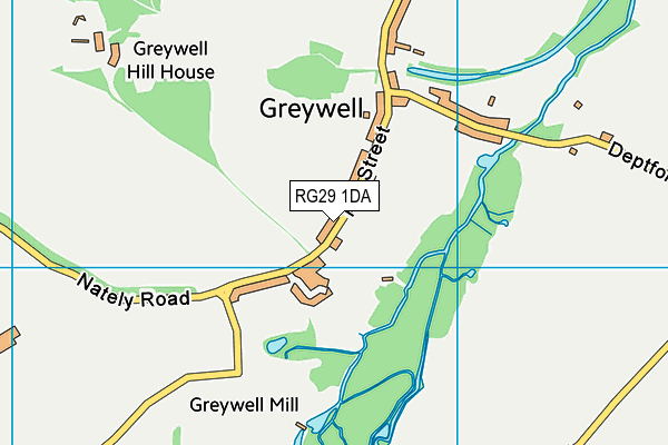 RG29 1DA map - OS VectorMap District (Ordnance Survey) RG29 1DA map - OS VectorMap District (Ordnance Survey)