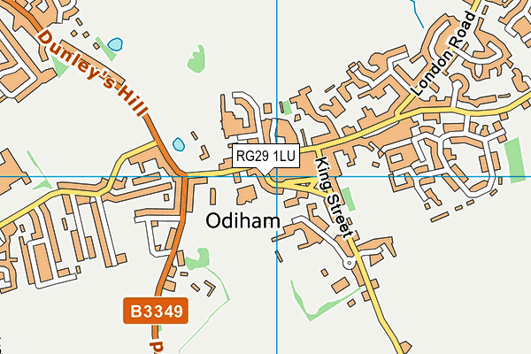 RG29 1LU map - OS VectorMap District (Ordnance Survey) RG29 1LU map - OS VectorMap District (Ordnance Survey)