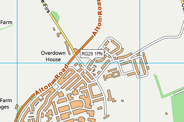 RG29 1PN map - OS VectorMap District (Ordnance Survey) RG29 1PN map - OS VectorMap District (Ordnance Survey)